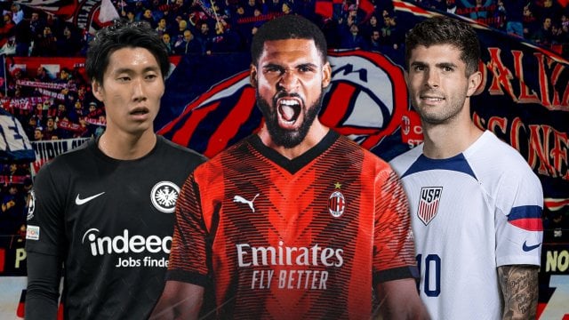 Daichi Kamada, Ruben Loftus-Cheek et Christian Pulisic